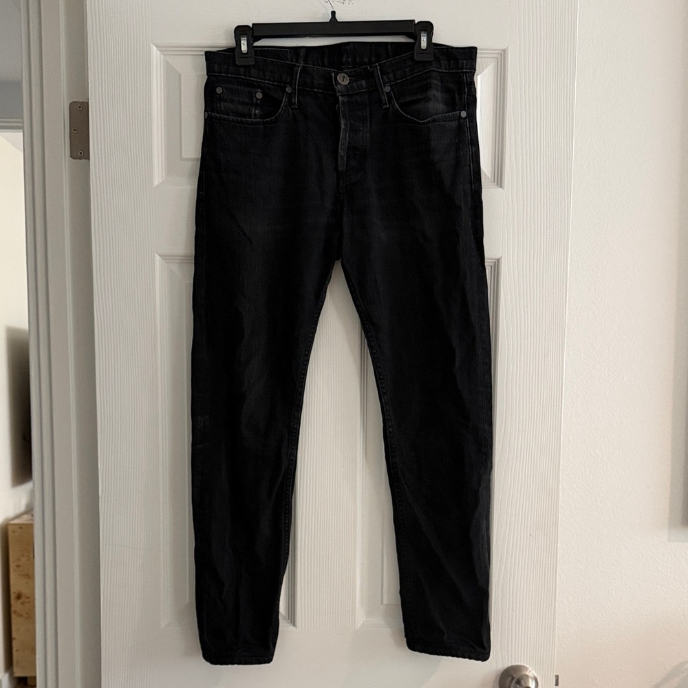 Men's Slim Black Jeans